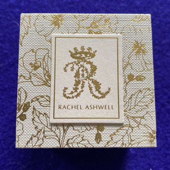 Rachel Ashwell Cubic Zirconia 925 Sterling Silver Hoop Earrings - Picture 2 of 7